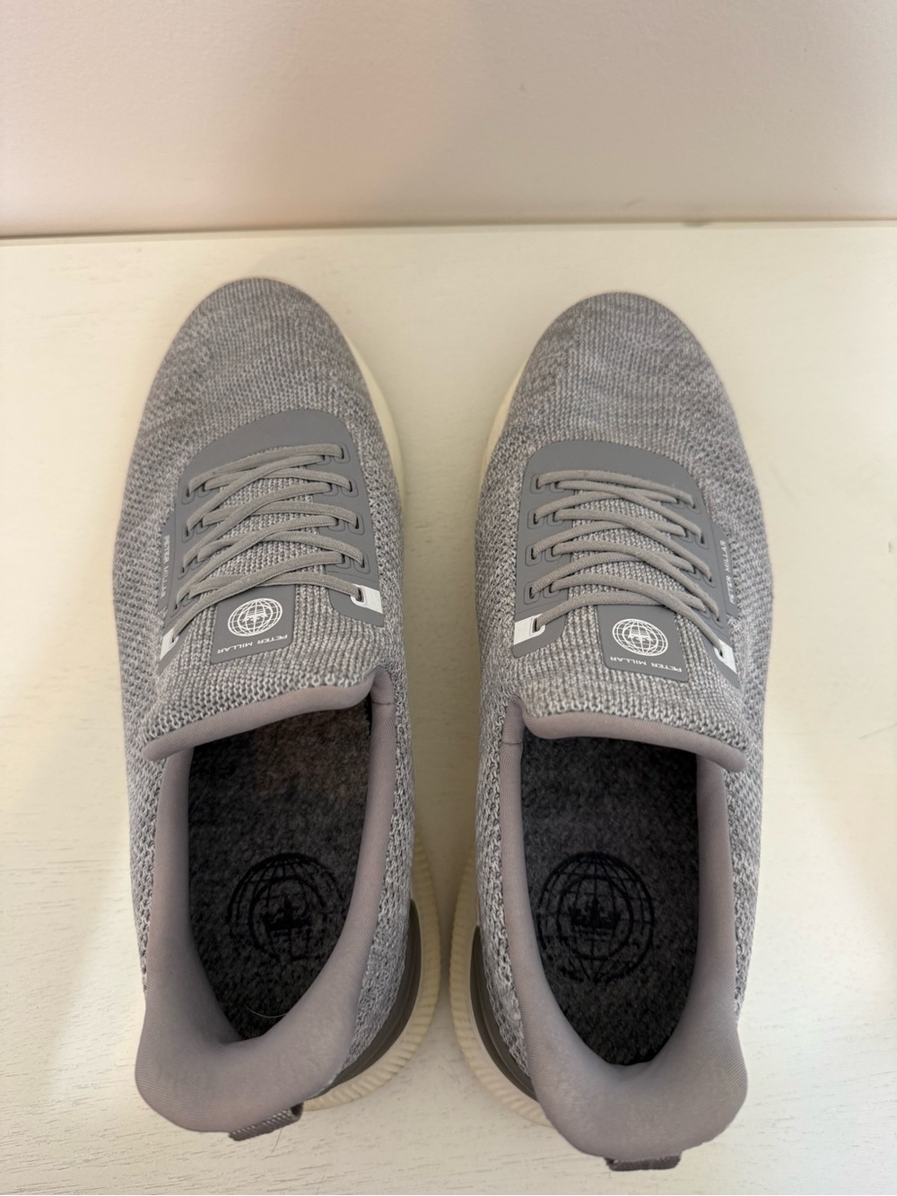 Peter Millar Women’s Crown Sport Hyperlight Apollo Sneaker Shoes Gray Size 10 - Picture 5 of 8